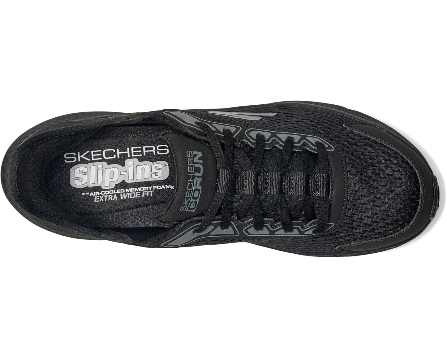 Men's SKECHERS Go Run Consistent 2.0 - Empower Hands Free Slip-Ins Black/Black