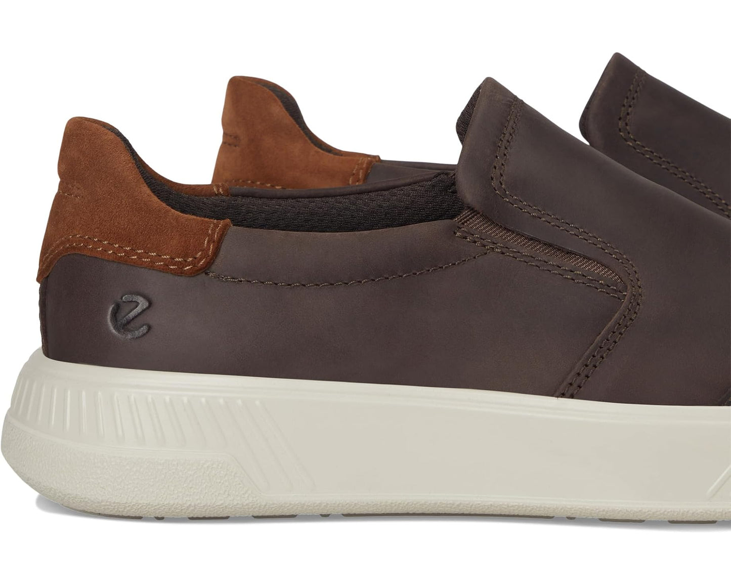 Men's ECCO Move Slip On Sneaker Coffee/Camel Suede