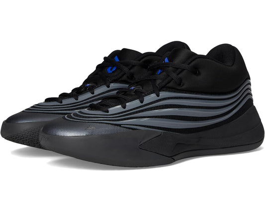 Unisex adidas Dame X Basketball Shoes Black/Iron Metallic/Lucid Blue