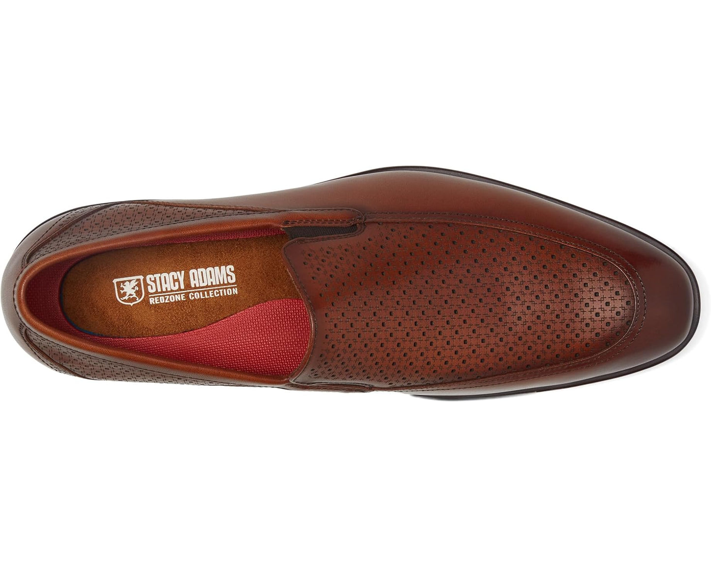Men's Stacy Adams Aiden Moc Toe Slip-On Loafer Cognac
