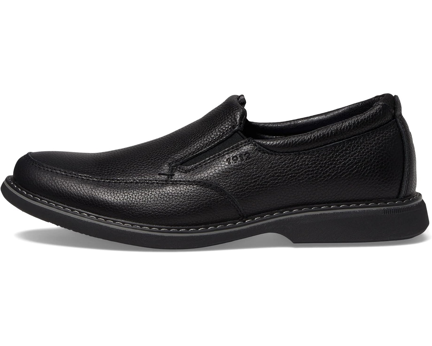 Men's Nunn Bush Otto Plain Toe Slip-On Black