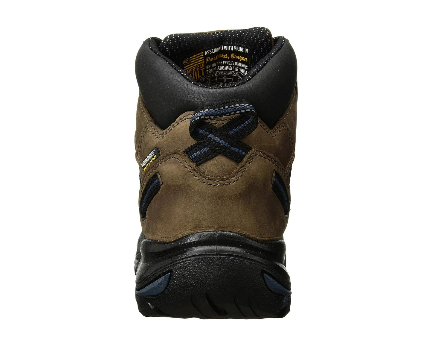 Men's KEEN Utility Braddock Mid AL Waterproof (Steel Toe) Bison/Ensign Blue