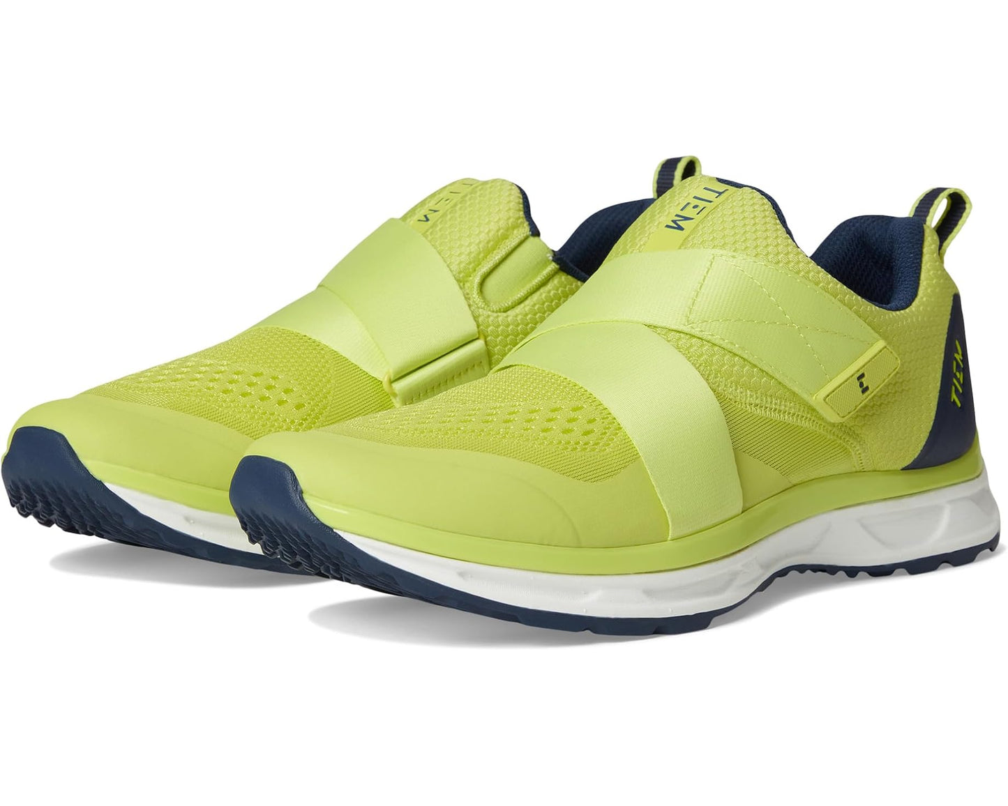 Men's TIEM Slipstream Cycling Shoe Citron/Navy