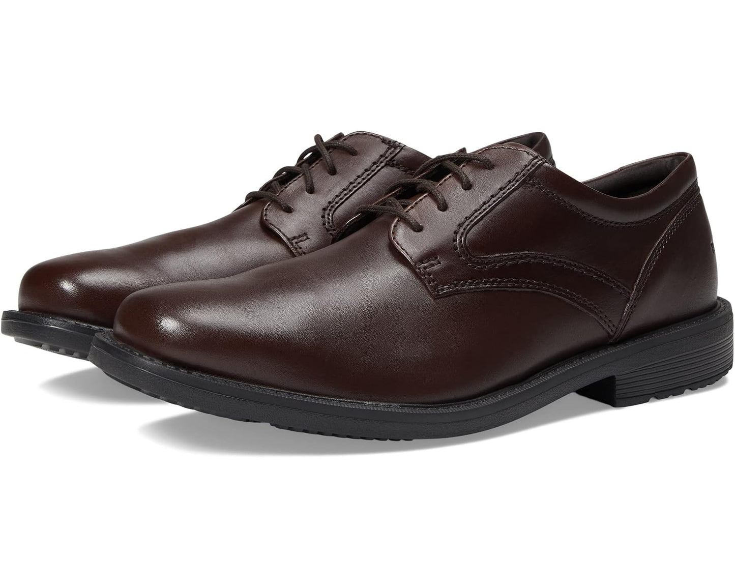 Men's Rockport Style Leader 2 Plain Toe Dark Brown