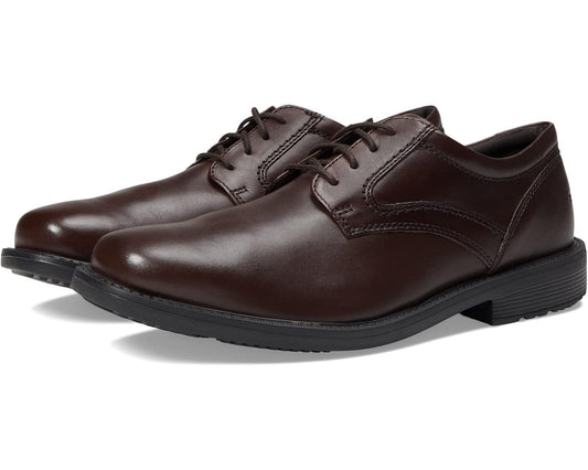 Men's Rockport Style Leader 2 Plain Toe Dark Brown