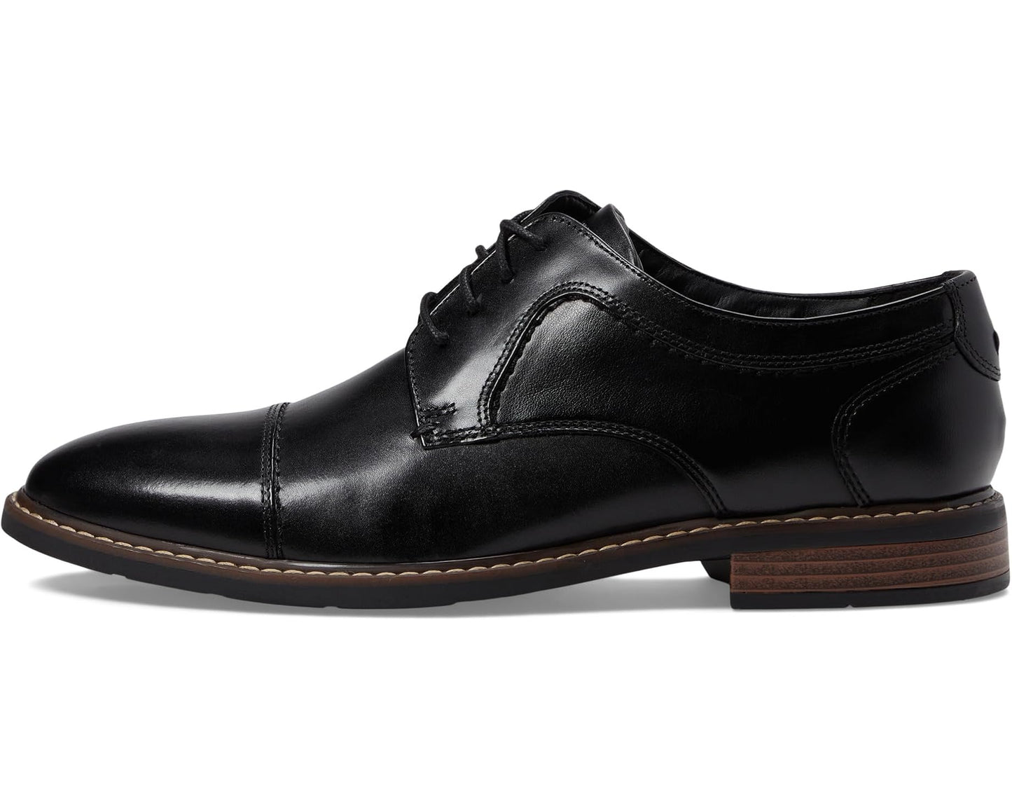 Men's Nunn Bush Hayden Cap Toe Oxford Black