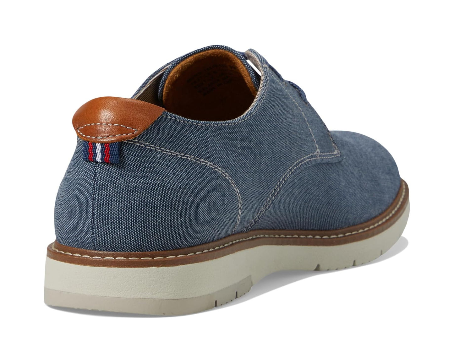 Men's Florsheim Vibe Canvas Plain Toe Oxford Blue