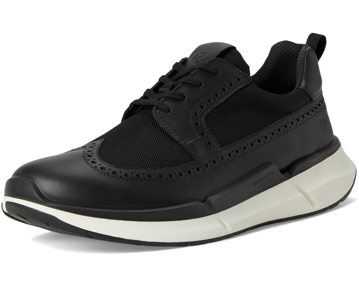 Men's ECCO Biom 2.2 Brogue Sneakers Black/Black