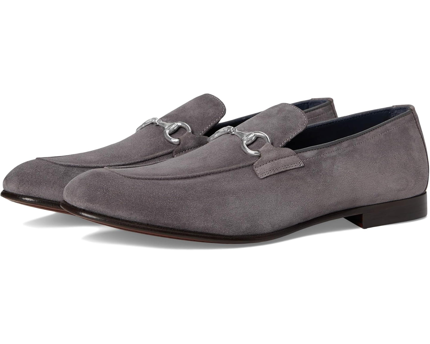 Men's Johnston & Murphy Collection Taylor Bit Gray Italian Suede