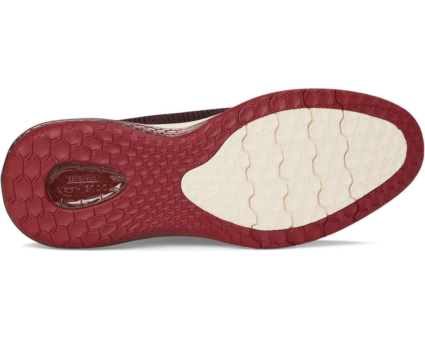Men's Cole Haan Original Grand Energy Weave Stitchlite Wing Oxford Chocolate Raisin/Claret/Ivory