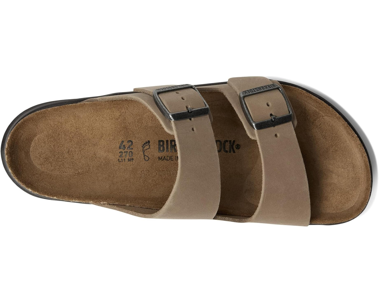 Men's Birkenstock Arizona Rugged Tobacco Brown