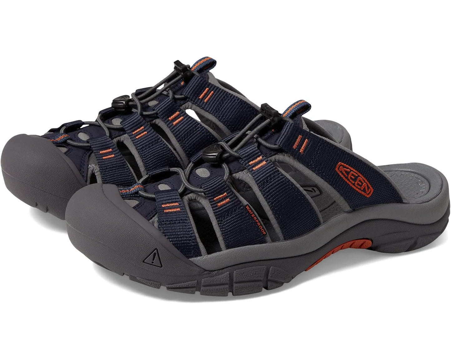 Men's KEEN Newport Slide Sky Captain/Bombay Brown