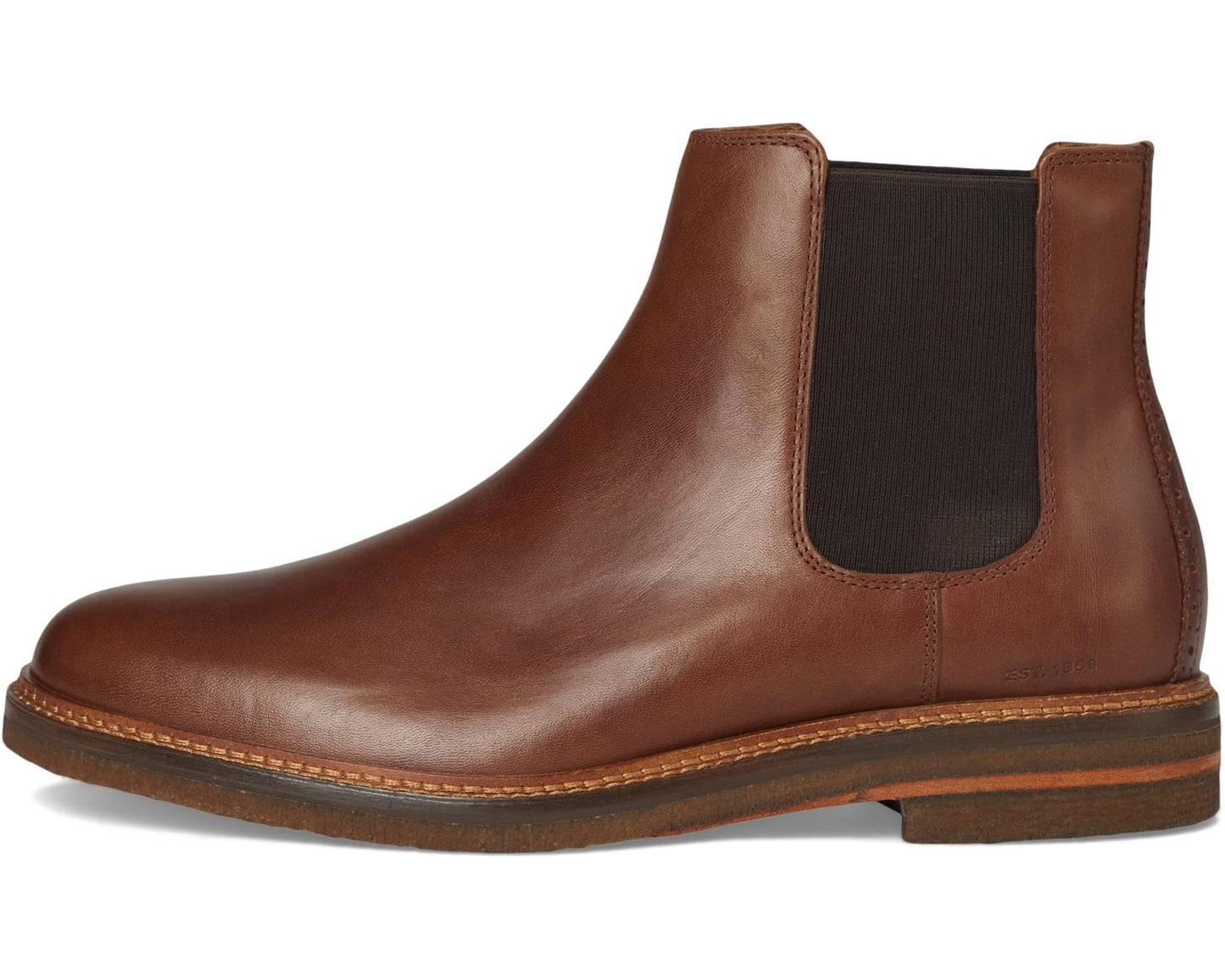 Men's Johnston & Murphy Calder Chelsea Boots Mahogany Full Grain