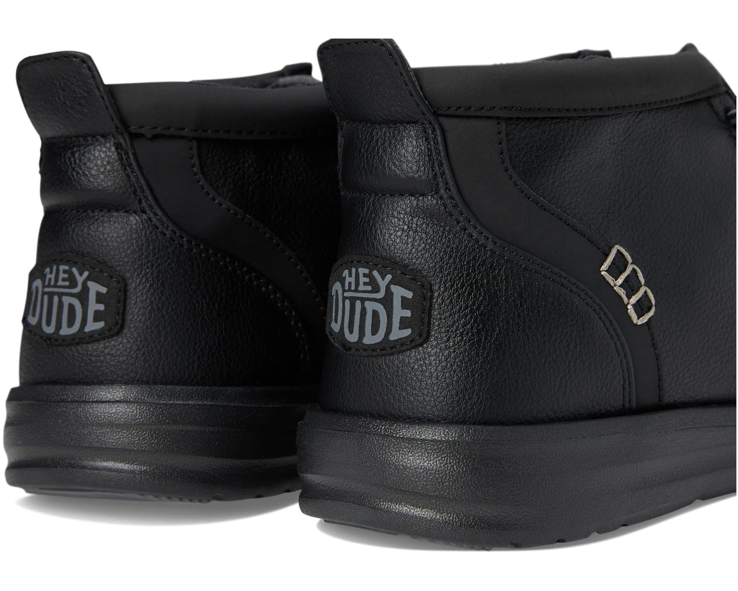 Men's Hey Dude Wally Mid GripR Classic Black/Black