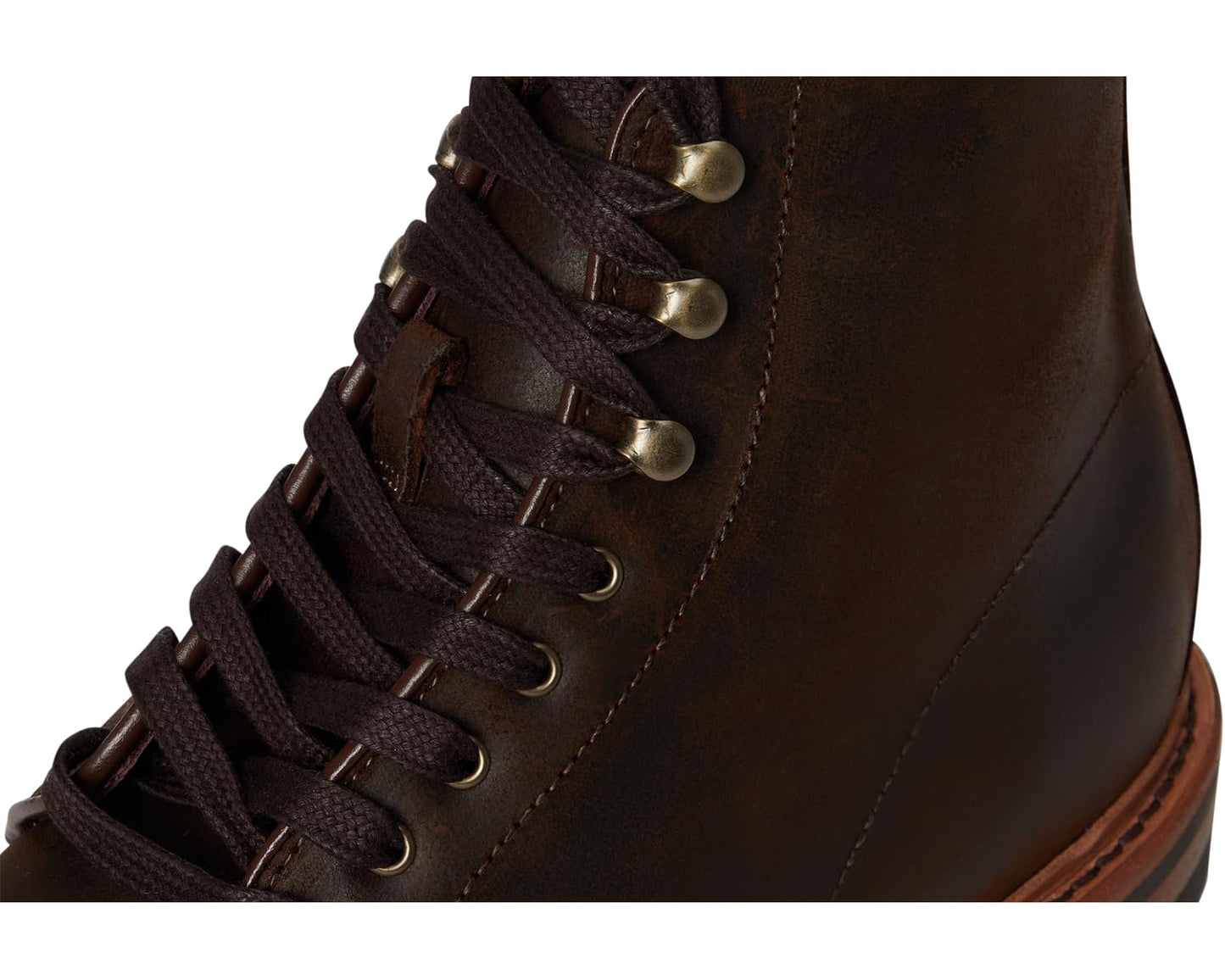 Men's Allen Edmonds Higgins Mill Lace-Up Brown Waxed Suede