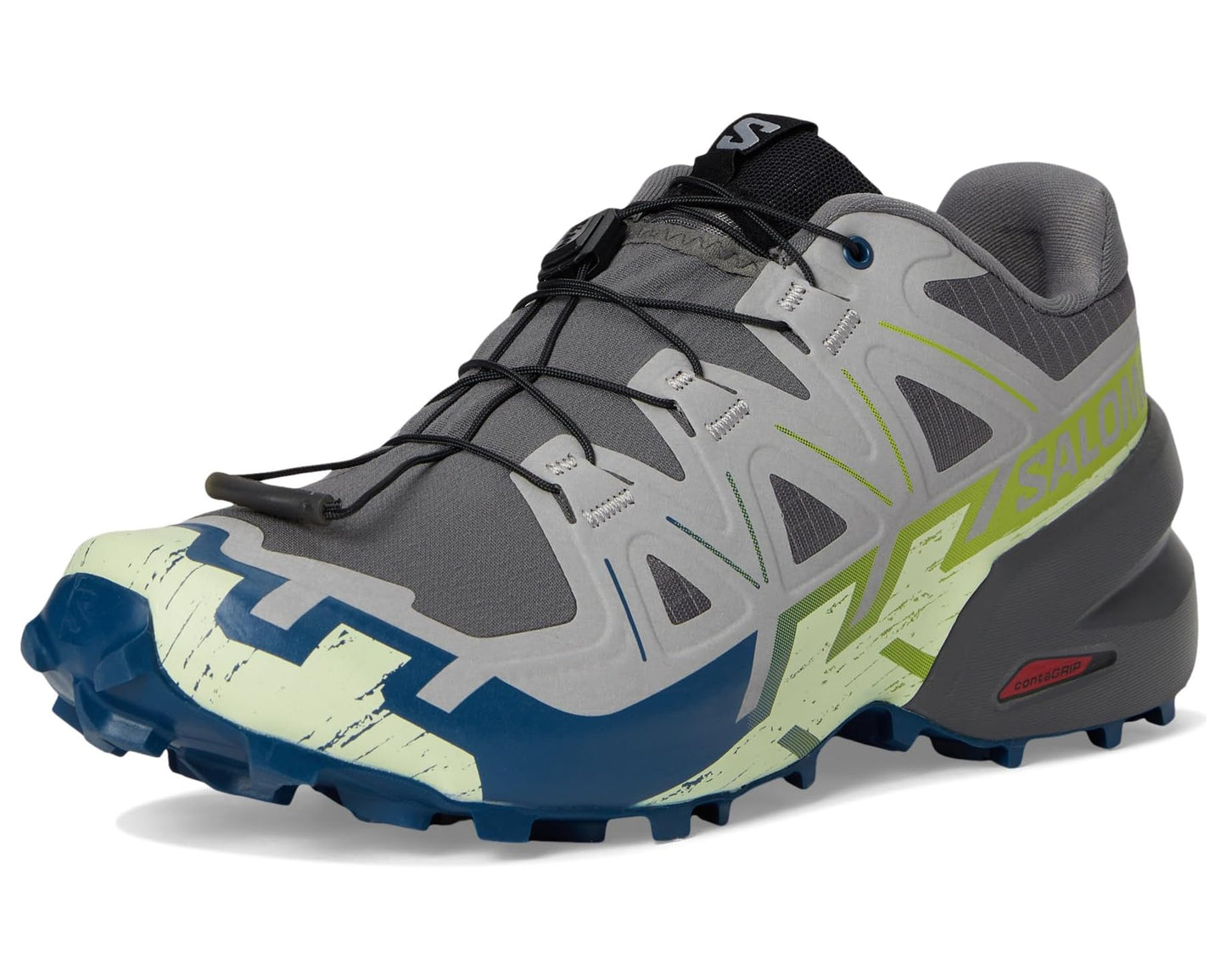 Men's Salomon Speedcross 6 Castlerock/Lime Cream/Poseidon
