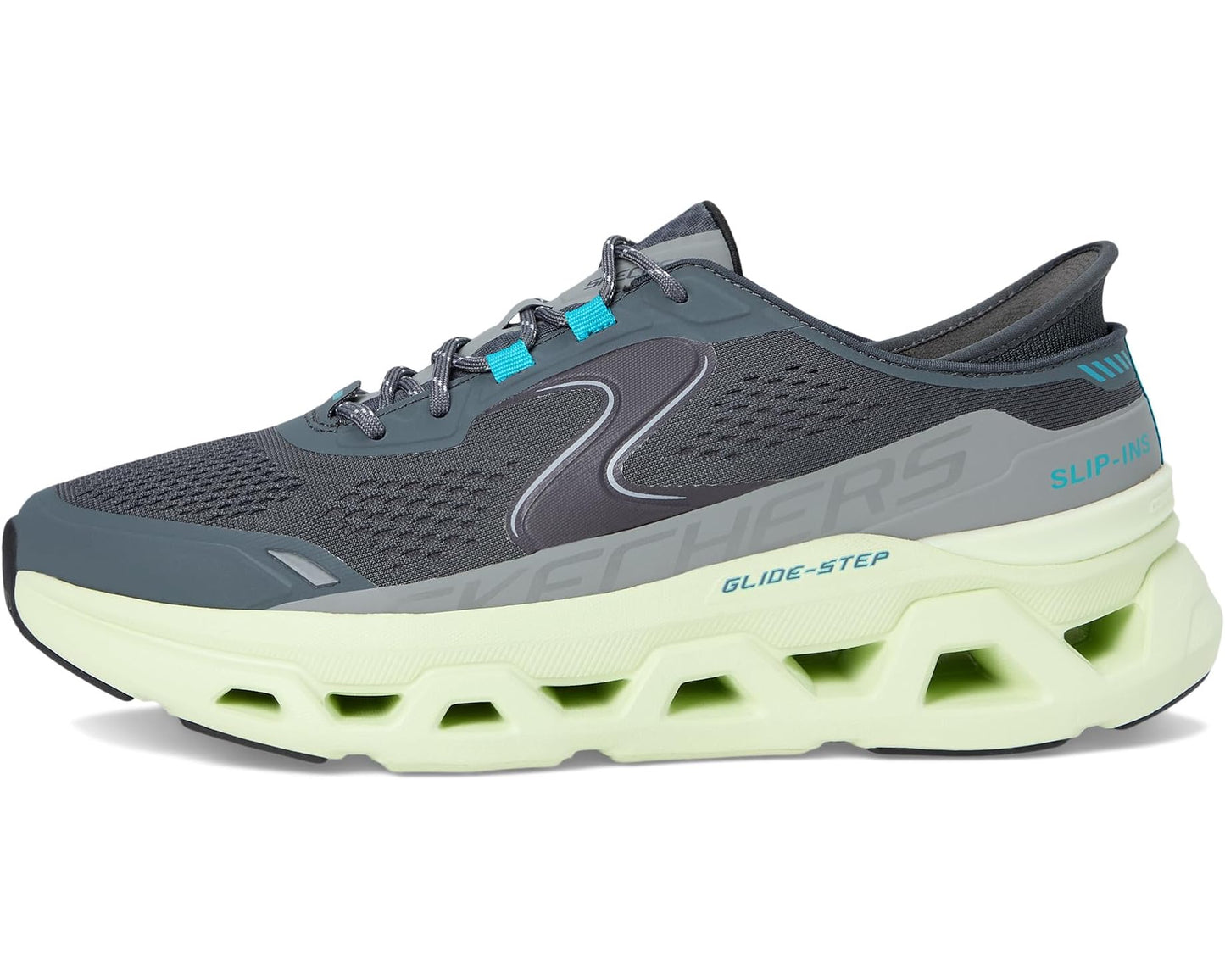 Men's SKECHERS Glide-Step Altus Hands Free Slip-In Charcoal/Lime