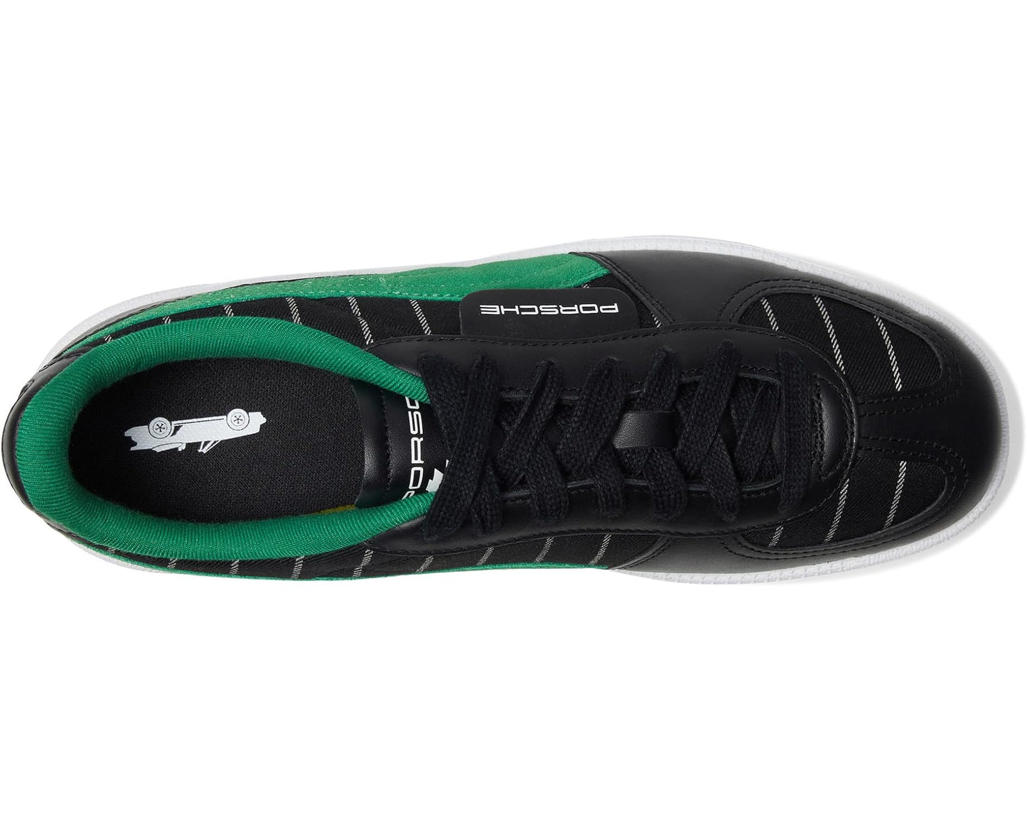 Men's PUMA Porsche Legacy Palermo Sneakers Puma Black/Archive Green