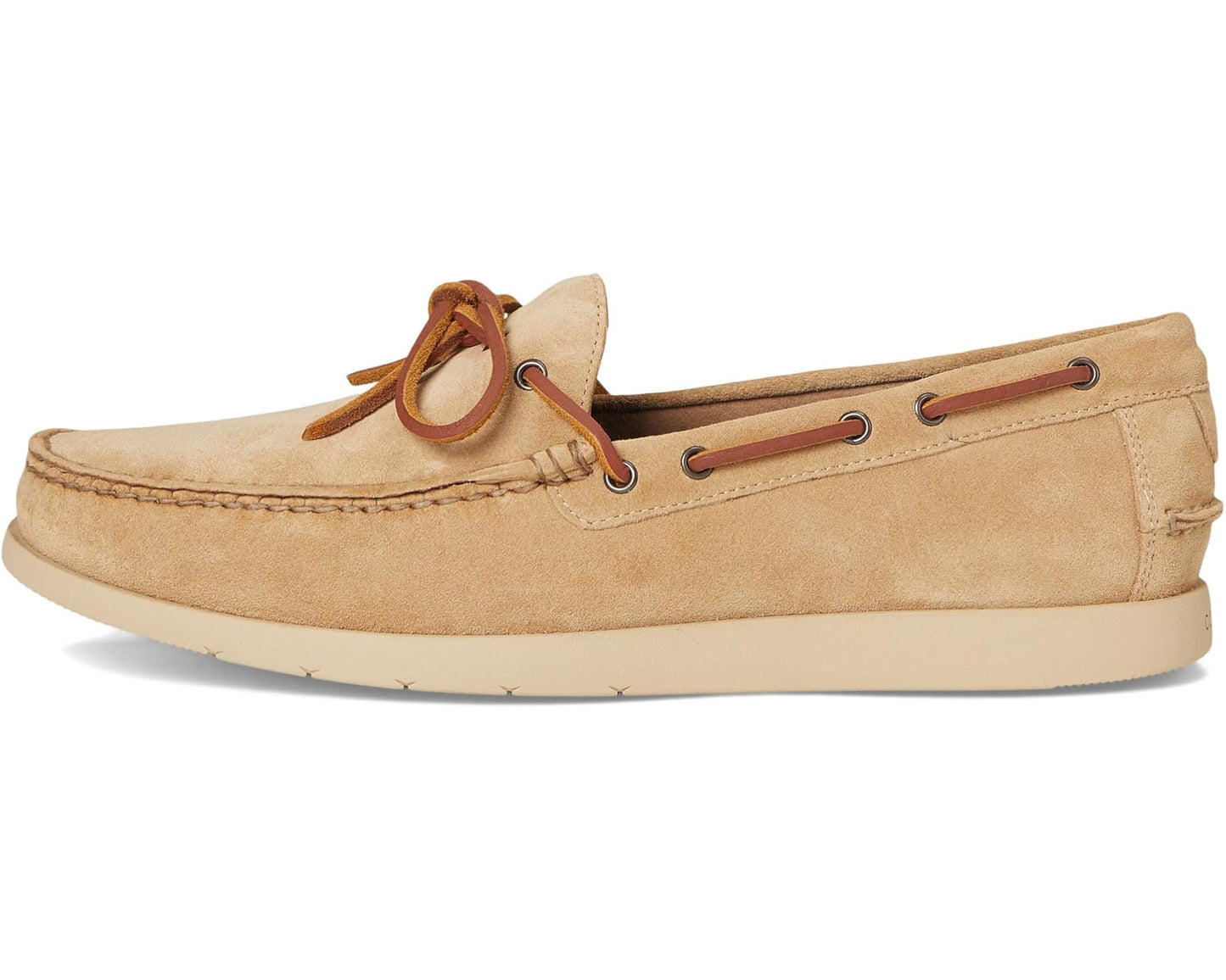 Men's Cole Haan Brower Moc Loafers Farro Suede/Oat Water Resistant