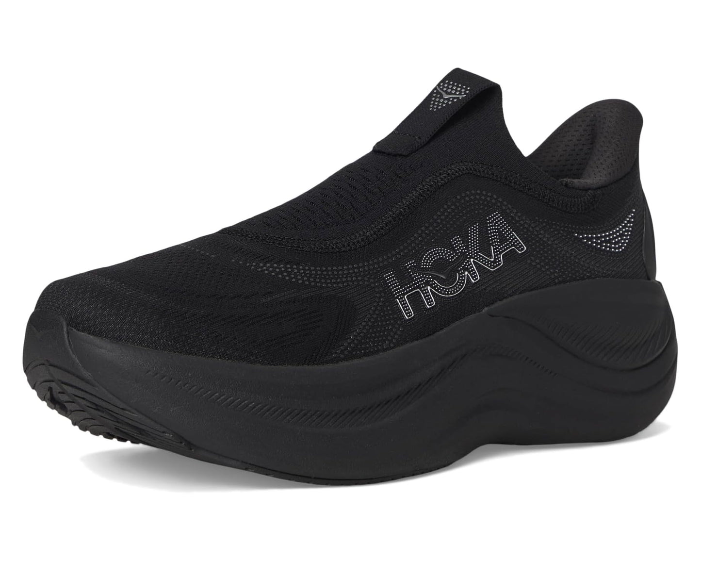 Men's Hoka Skyward Laceless Black/Black