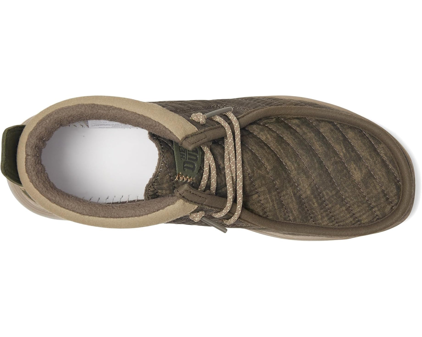 Men's Hey Dude Wally Mid Gripr Washed Quilt Major Brown/Multi