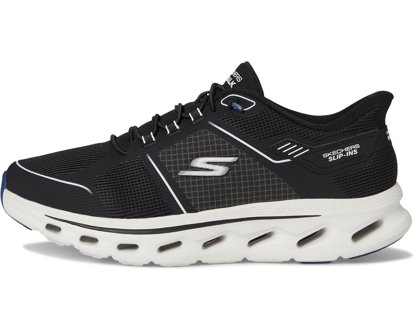 Men's SKECHERS Performance Hands Free Slip-ins Go Walk Glide-Step 2.0 - Zalor Sneaker Black/White