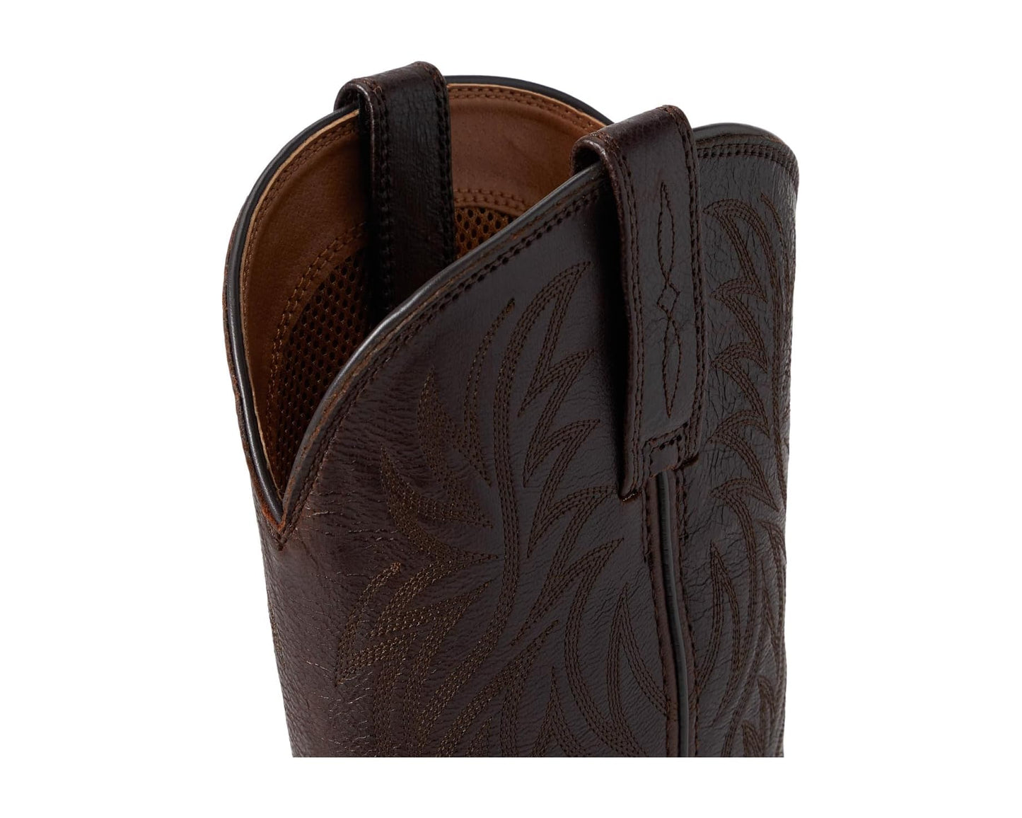 Men's Ariat Sport Wide Square Toe Cowboy Boots Burnished Chocolate