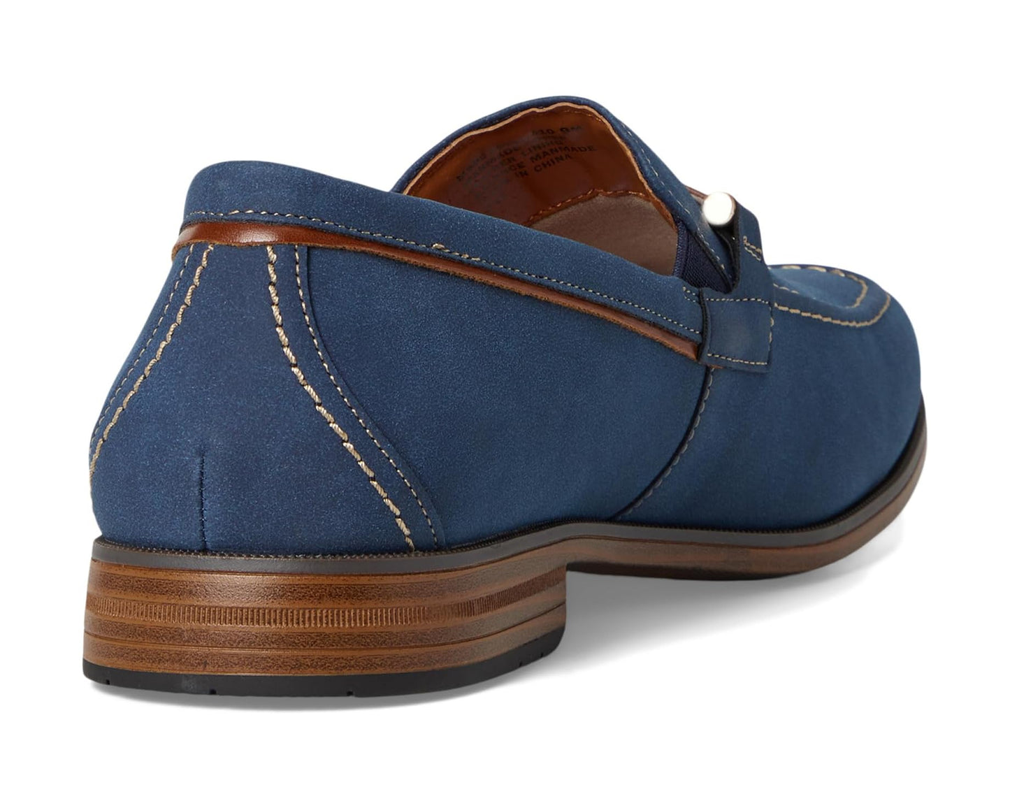 Men's Stacy Adams Richardson Moc Toe Slip-On Navy