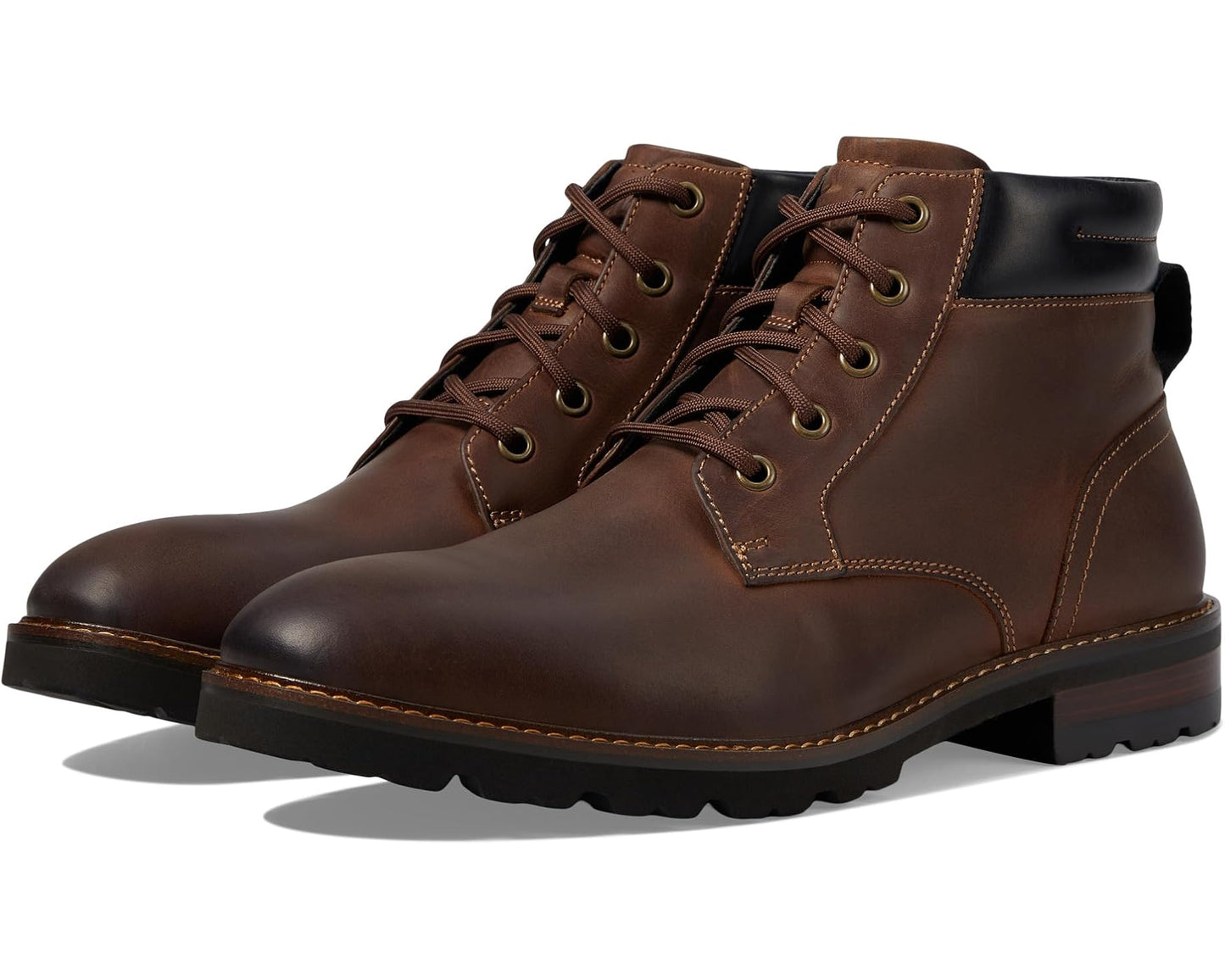 Men's Florsheim Renegade Plain Toe Chukka Boot Brown Crazy Horse