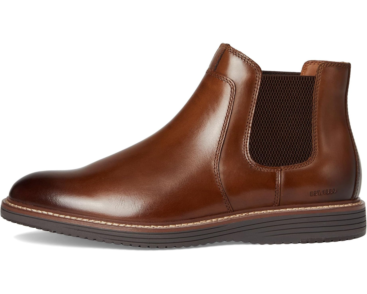 Men's Johnston & Murphy Upton Chelsea Boots Tan Full Grain