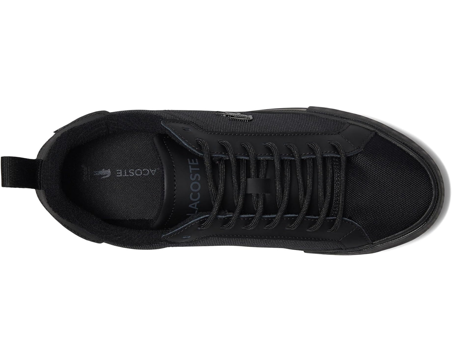 Men's Lacoste Powercourt Winter Outdoor Sneakers Black/Black