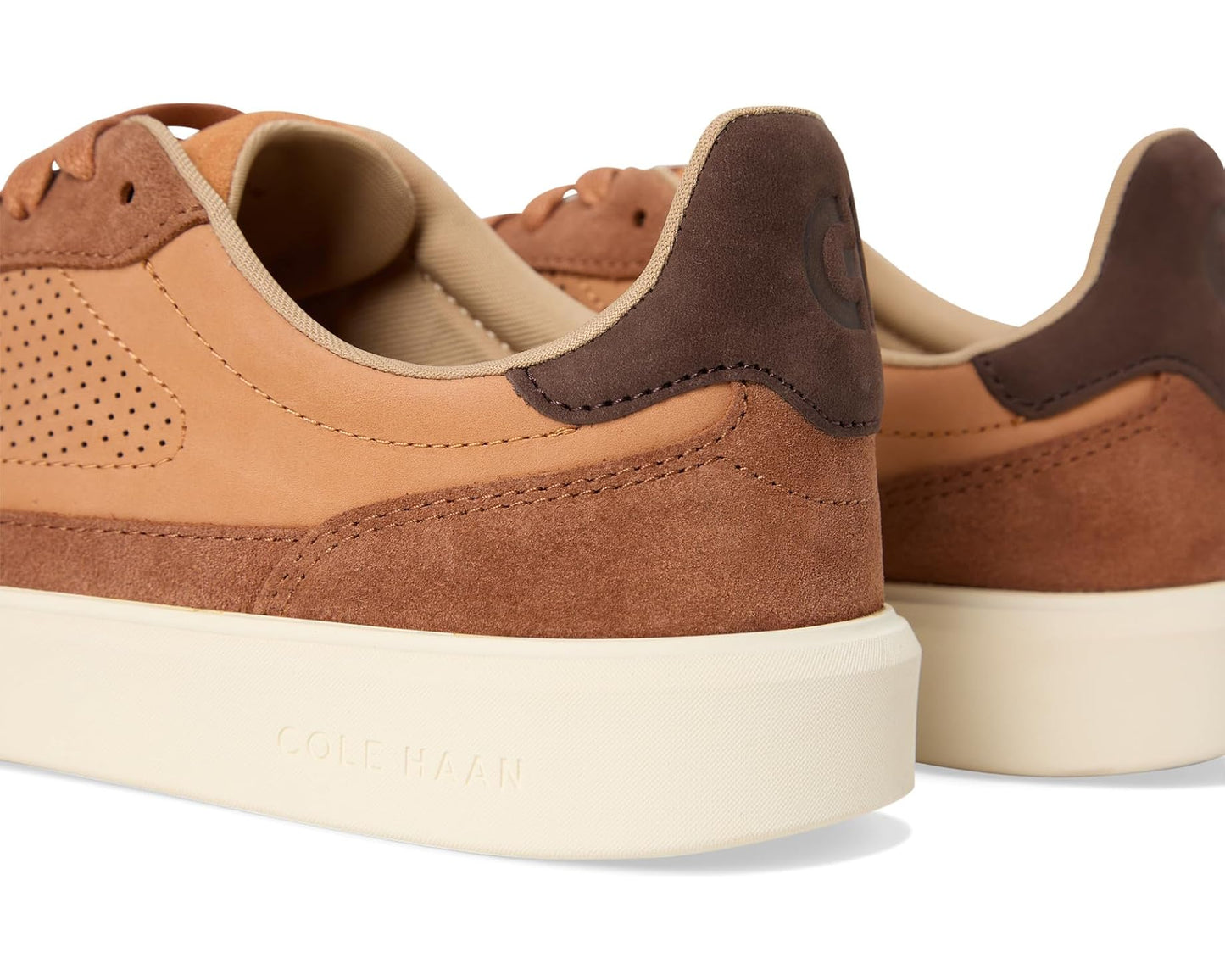 Men's Cole Haan Grand Crosscourt Modern Turf Sneaker British Tan/Natural Tan/Ivory