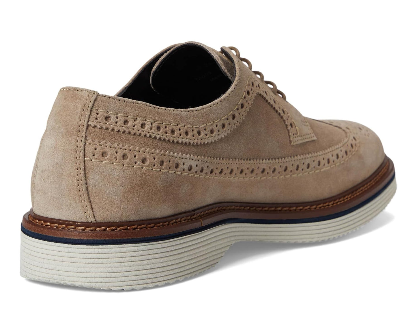 Men's Johnston & Murphy Collection Jenson Longwing Taupe Italian Suede 1