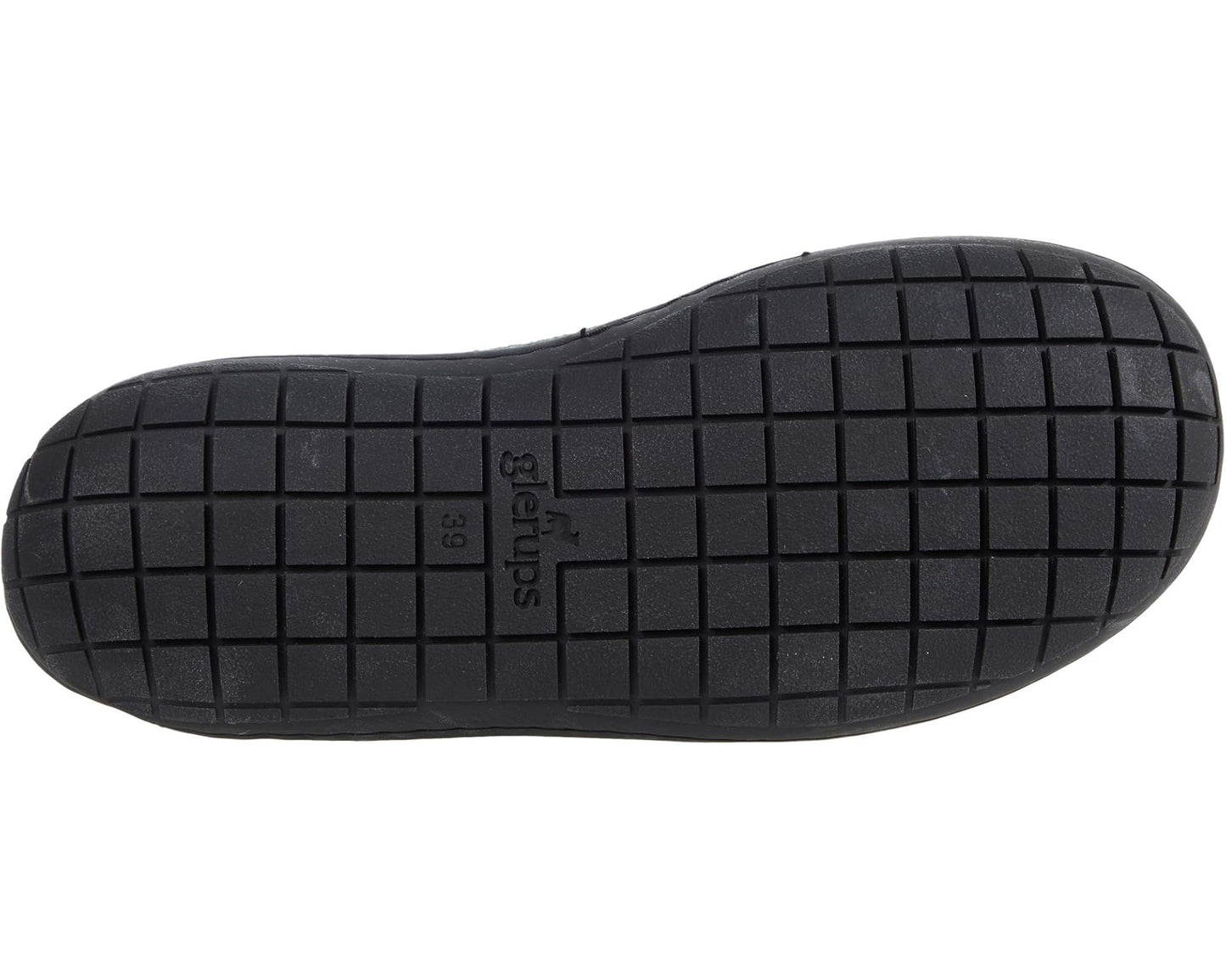 Unisex Glerups Wool Shoe Rubber Outsole Forest/Black Rubber