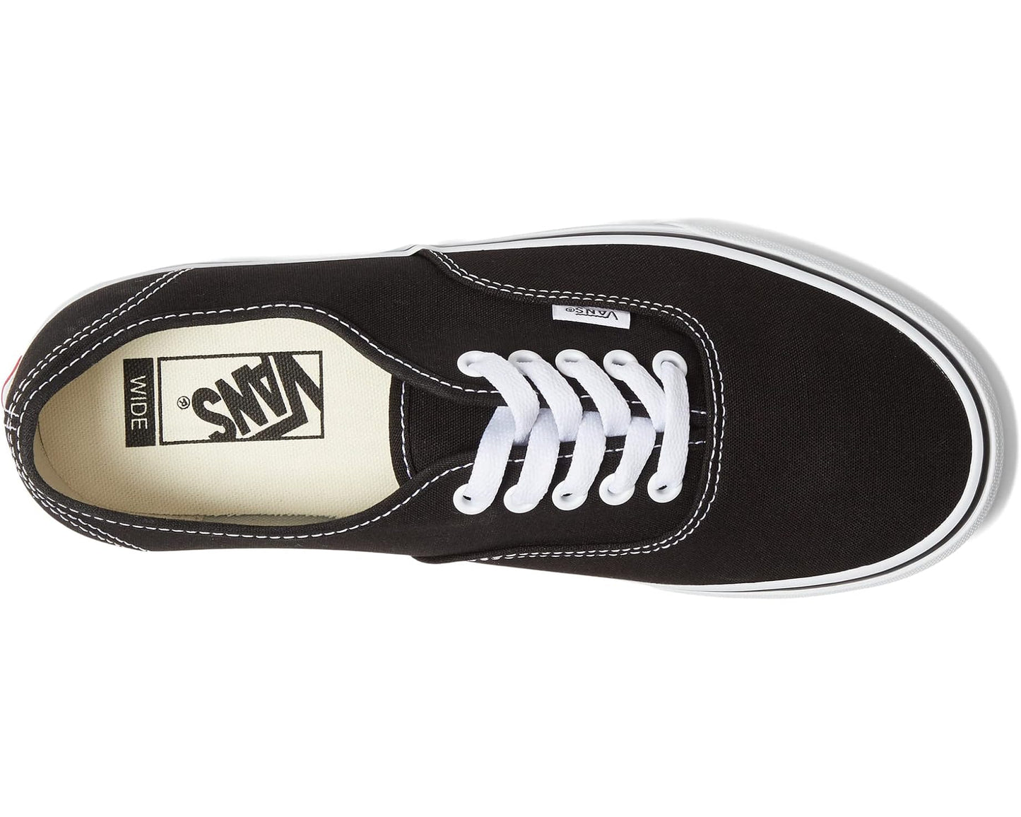 Unisex Vans Authentic Wide Black/White
