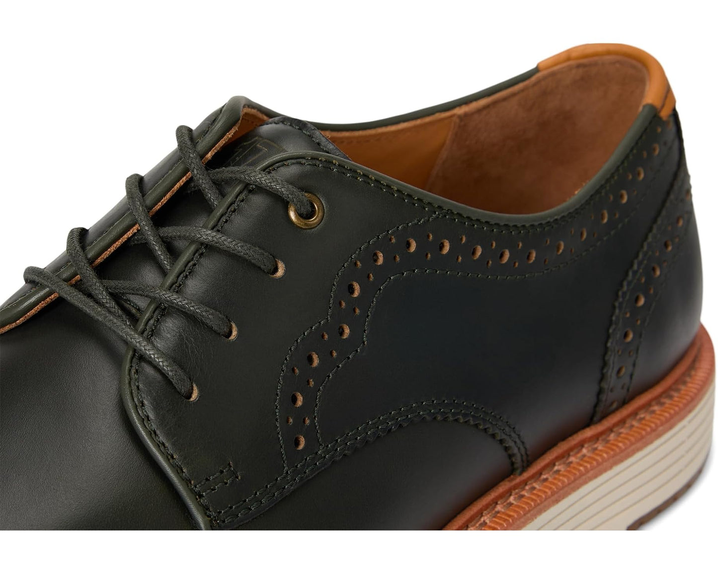 Men's Johnston & Murphy Upton 175th Plain Toe Olive Oiled American Full Grain