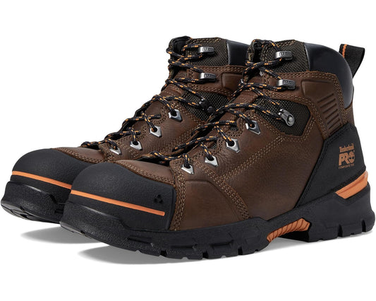 Men's Timberland PRO Endurance EV 6 Composite Safety Toe Teak/Orange
