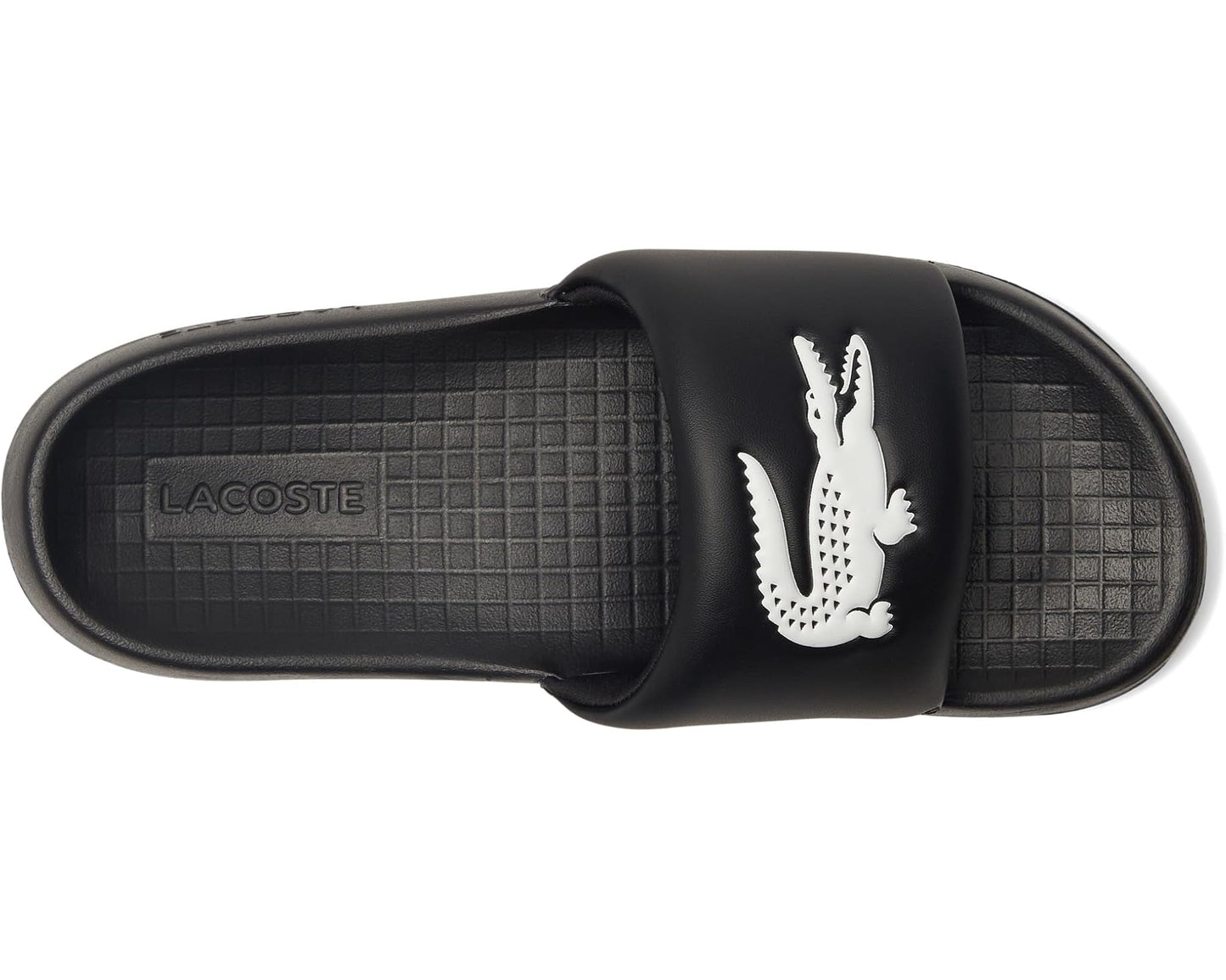 Men's Lacoste Serve Slide 1.0 Black/White Croc