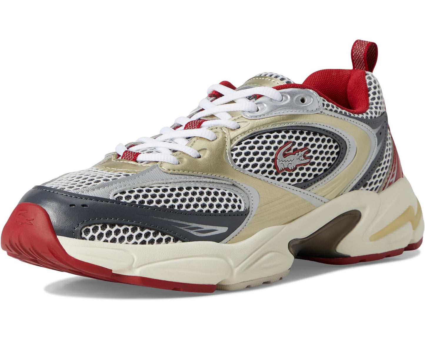 Men's Lacoste Storm 96 2k Sneakers Red/Off White