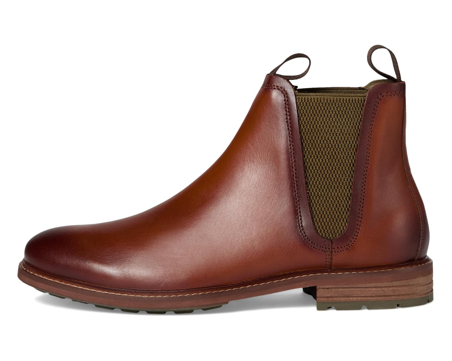 Men's Stacy Adams Isaacson Chelsea Boots Cognac