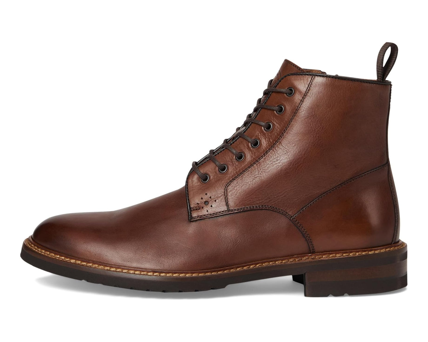 Men's Johnston & Murphy Collection Hartford Plain Toe Boots Tan Italian Calfskin