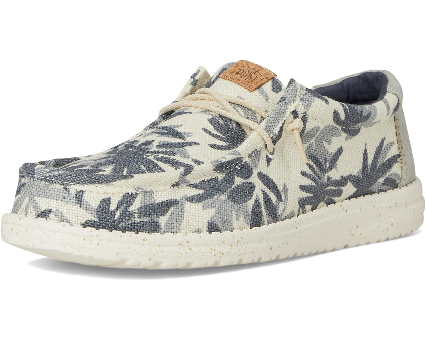 Men's Hey Dude Wally Palm Jute Egret/Cloud Blue