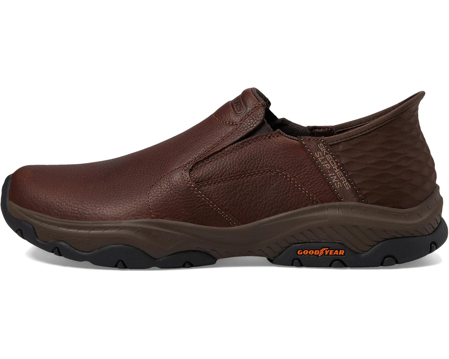 Men's SKECHERS Craster Lanigan Hands Free Slip-Ins Red Brown
