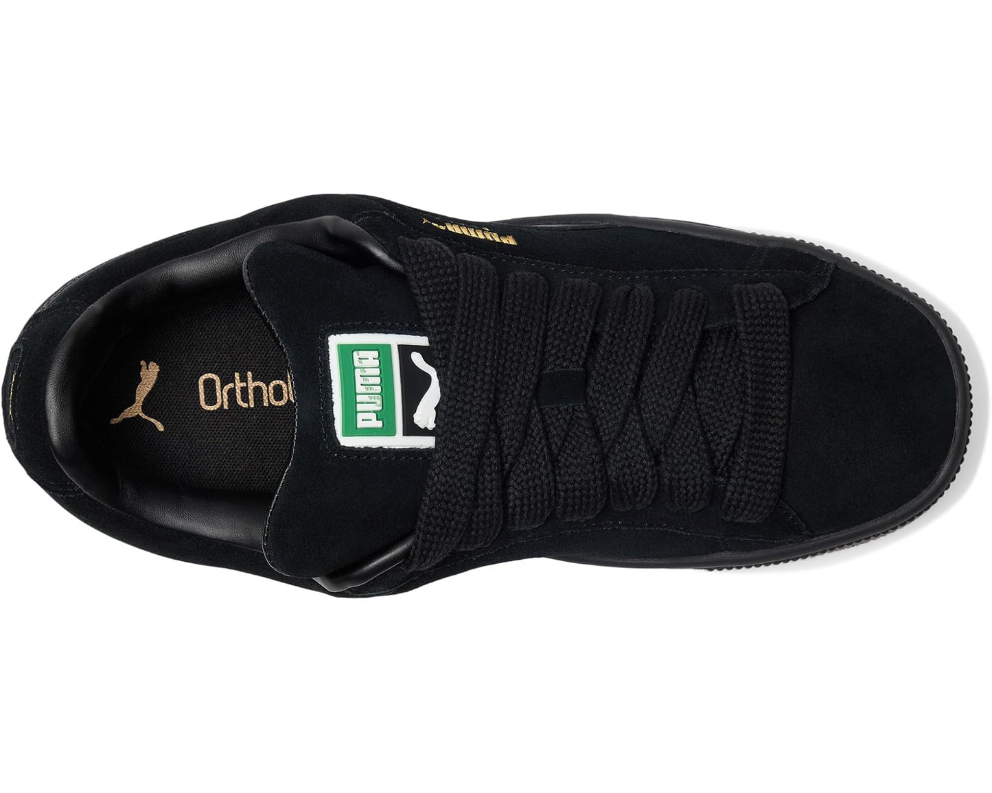 Men's PUMA Suede Xl Shoes Black/Black