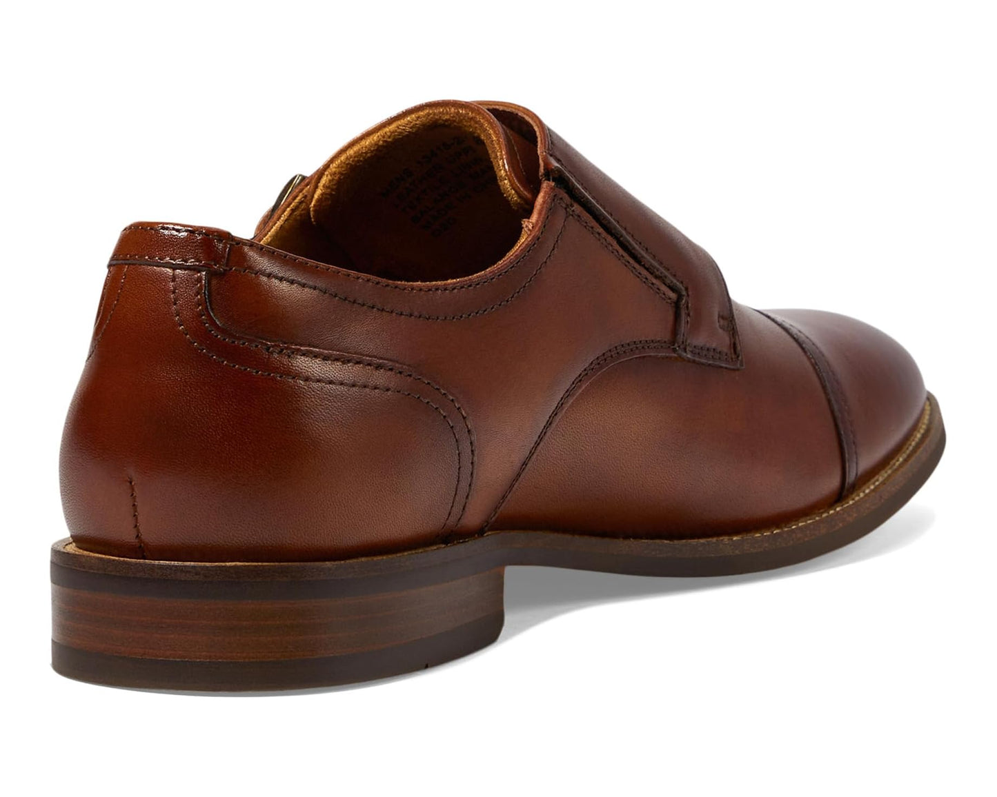 Men's Florsheim Rucci Cap Toe Double Monk Oxford Cognac