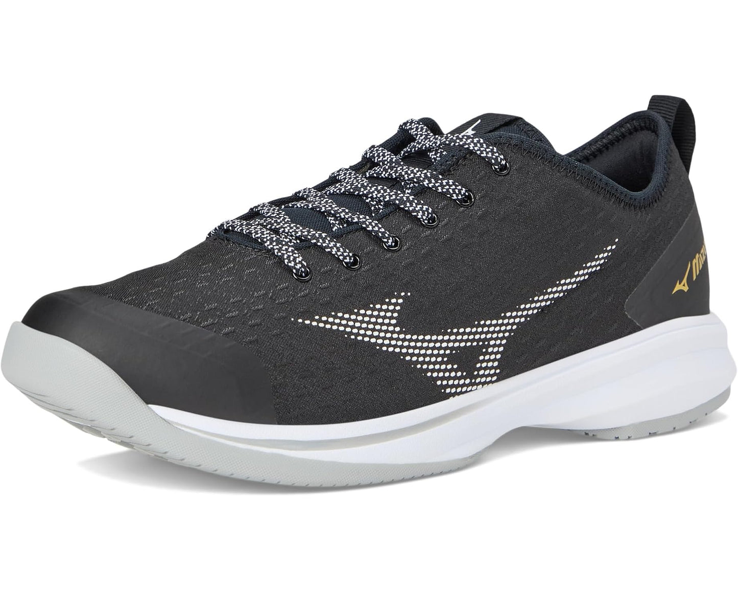 Men's Mizuno Dominant 4 Low Turf Black-White