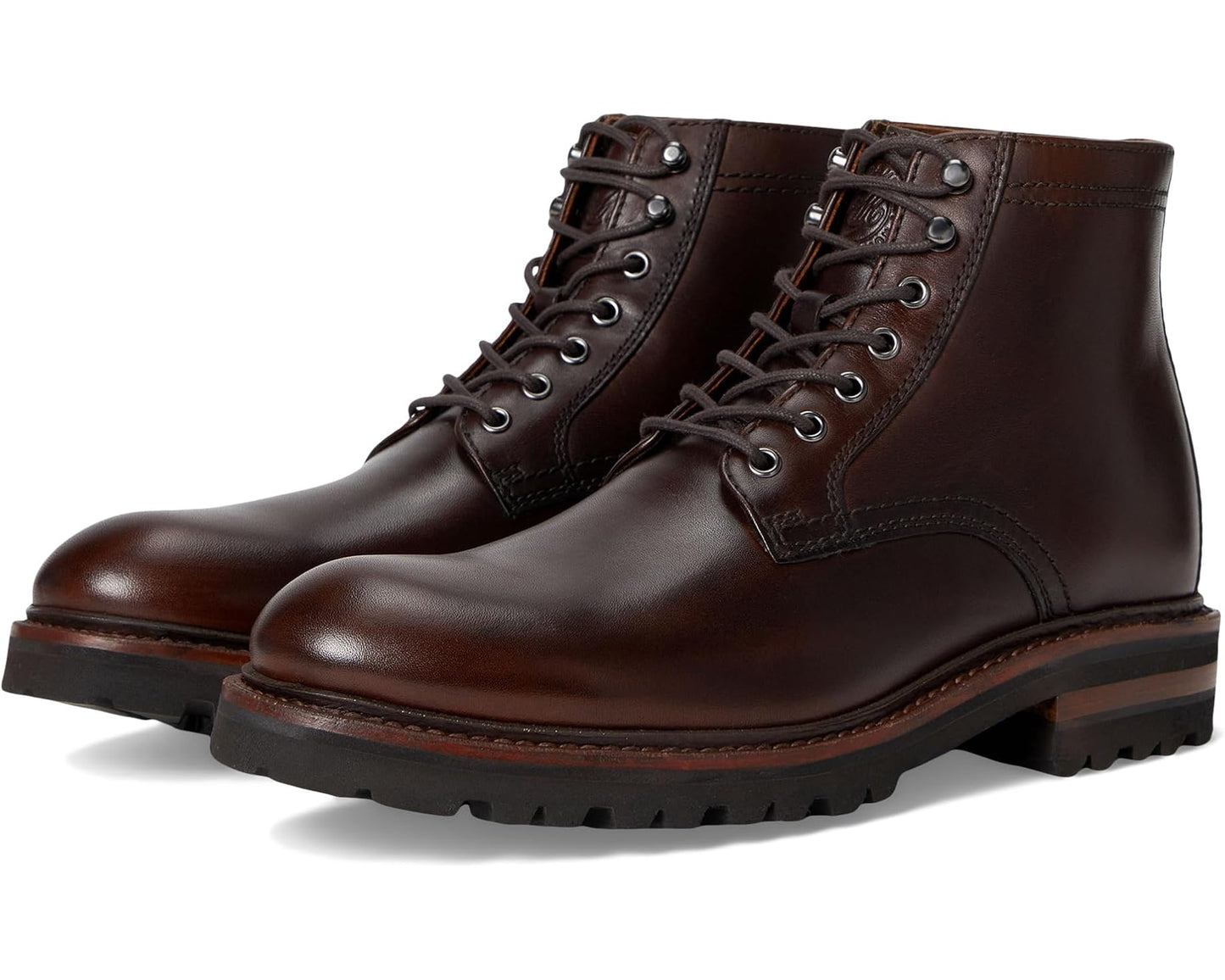 Men's Johnston & Murphy Collection Dudley Lug Plain Toe Boot Brown