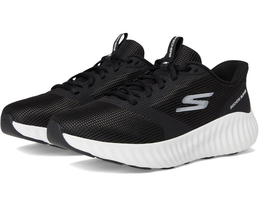 Men's SKECHERS Hands Free Slip-ins Go Run Now Sneaker Black/White