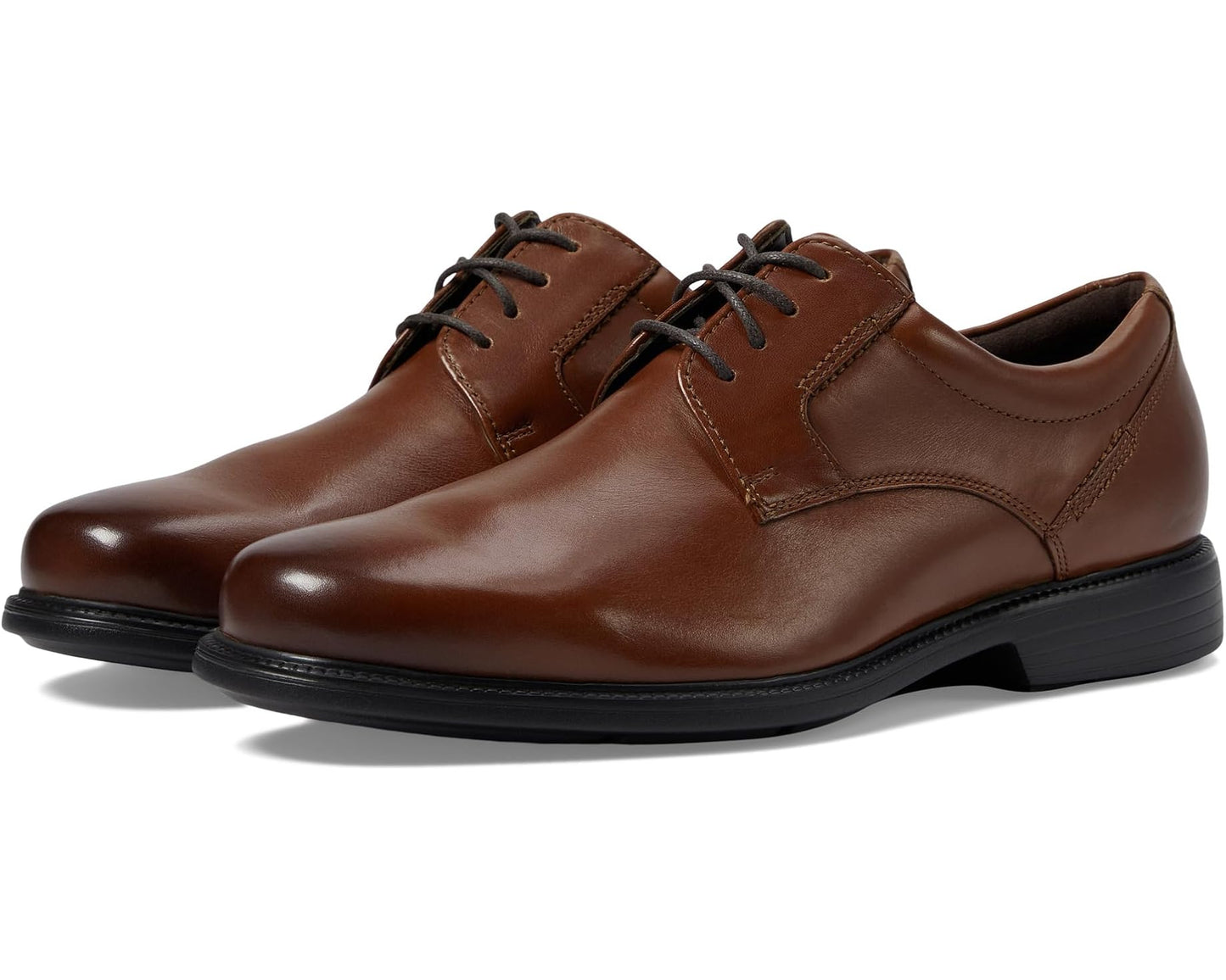 Men's Rockport Charles Road Plain Toe Oxford British Tan
