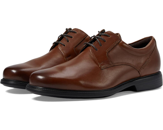 Men's Rockport Charles Road Plain Toe Oxford British Tan